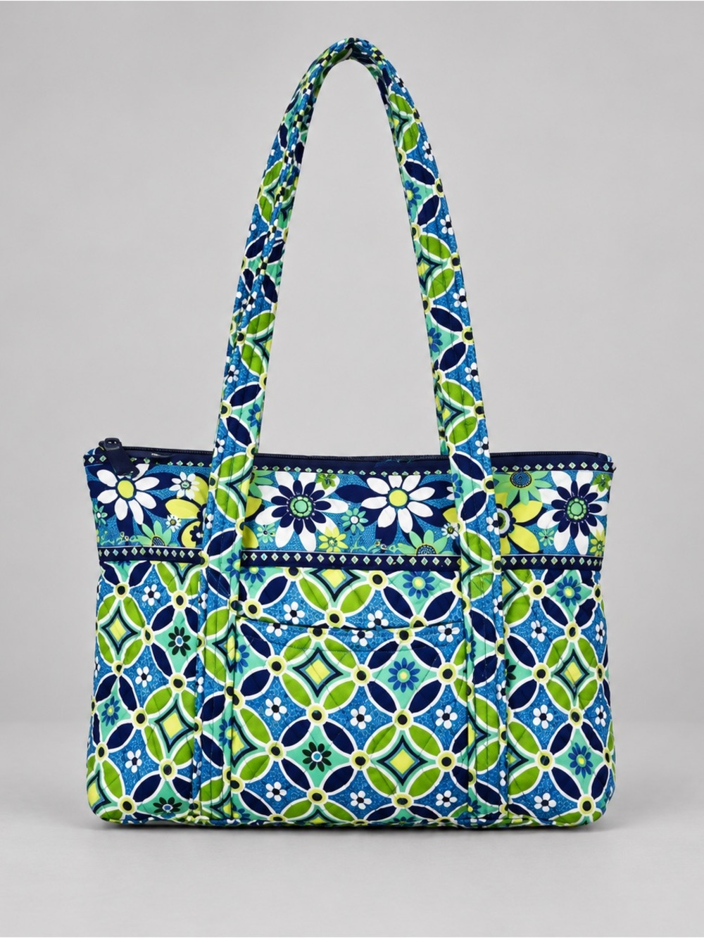 Vera Bradley Daisy Daisy Bag Tote Bohemian Retired Quilted Cottage